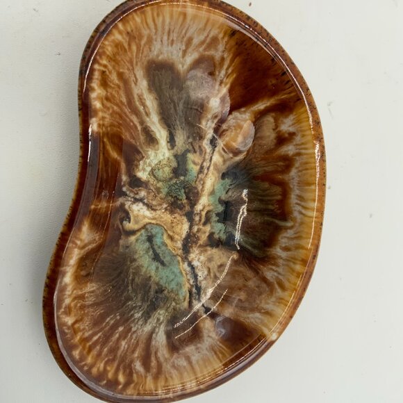 Vintage MCM Canadian Pottery Trinket Dish Bay of Fundy New Brunswick - Picture 2 of 5